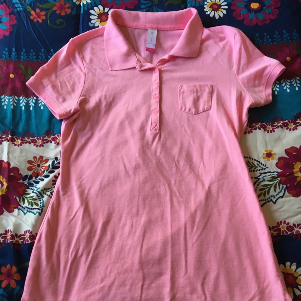 pre-loved Short Sleeve pink polo shirt